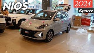 Hyundai Nios Sportz Variant 2024 ️| मात्र ₹ 7.36 लाख में Hyundai कि Features Loaded Hatchback कार 