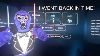 Using TIME TRAVEL In Beat Saber!