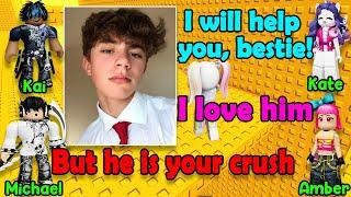 ️ TEXT TO SPEECH  My Bestie Fell In Love With My Crush  Roblox Story