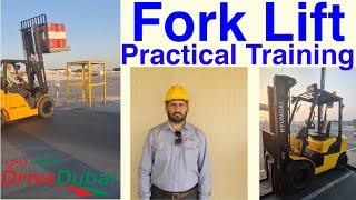 Forklift practical traning in Dubai