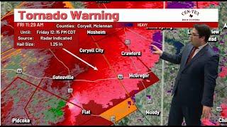 LIVE:  First Alert Weather Day: Tornado Warning in Central Texas