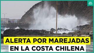 Marejadas en las costa chilena: Alerta por fuerte oleaje durante año nuevo