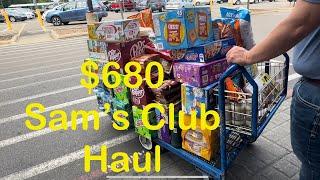 Huge Sam’s Club Haul $680 #shopping #samsclub #groceryshopping