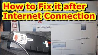 Delphi Clone ds150e repair. How to Fix it after Internet Connection NO VCI FOUND