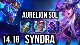 AURELION SOL vs SYNDRA (MID) | 2500+ games, 13/3/7 | NA Master | 14.18