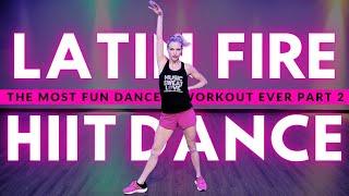 The Best 15 Minute Cardio Dance Fitness Workout Workout Ever Part 2 | LATIN HITS EDITION 