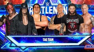 Undertaker Kane & Andre The Giant vs. Roman Reigns The Rock & Randy Orton | Tag Team Match