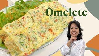 OMELETE PRÁTICO E SABOROSO | Como fazer omelete enrolado na frigideira