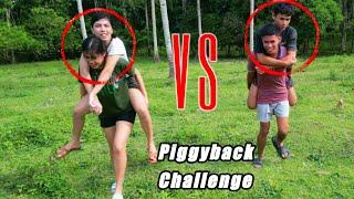 How to Lift and Carry a Person to Safety | Girls VS Boys Piggyback