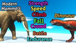 Battle ability Carnotaurus vs Elephant animal revolt battle simulator