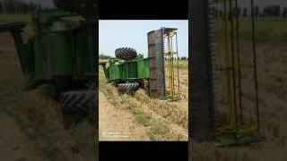 Harvester struck in mud| Harvester accident #shorts #harvester #telugusongs #folksong