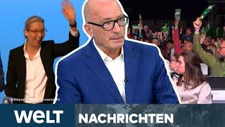 AFD BLOCKIEREN: "Strafbar!" Grüne Jugend will Parteitag in Essen verhindern! | WELT STREAM