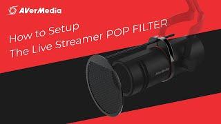 Live Streamer POP FILTER - Tutorial