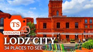 What to Do in Lodz, Poland - 34 Attractions to see - Time Lapse Travel 4K