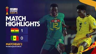 Ghana 1-0 Senegal Highlights l TotalEnergies AFCON U-20 l Matchday 2