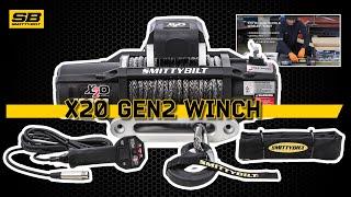 Smittybilt | X2O 10k GEN2 10,000lb Wireless Winch | P/N: 98510