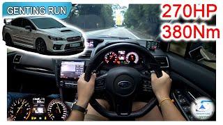 Part 2/2 | Subaru WRX S4 2.0T CVT | Malaysia #POV [Genting Run 冲上云霄] [CC Subtitle]