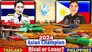 **Philippines  vs Thailand : Military Power Comparison 2024 - Clash of Rising Powers**