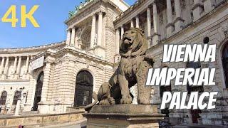 Vienna Summer Walk in the City Center , History of Hofburg Imperial Palace, Habsburg | 60 FPS |