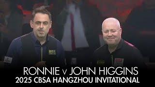 Ronnie O'Sullivan vs John Higgins – 2025 CBSA Hangzhou Invitational Clash!