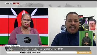 Kenya tensions | Kenyans sign a petition asking the ICC to investigate the spike in abductions