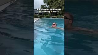 Pumper im Freibad  #gym #training #pumpen #bodybuilding #motivation #schwimmen