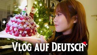 Japanese Learning German Vlog Ep.26  | Christmas Vlog [ENG & DE Subs]