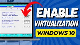 How To Enable Virtualization in Windows 10 | 2024