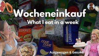 Wocheneinkauf: What I eat in a week 