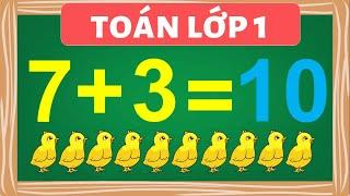 Toán lớp 1, Học phép toán cộng phạm vi 10 - Trang 56 sách Chân trời sáng tạo - Thanh nấm