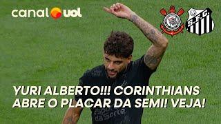 GOL DO CORINTHIANS! YURI ALBERTO ABRE O PLACAR DA SEMIFINAL APÓS CRUZAMENTO DO MEMPHIS! VEJA!