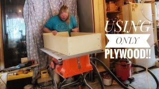 How to DIY Kitchen Cabinet Drawers// VEVOR 10" Table Saw w/Stand Review//Step 6&7 AA Recovery