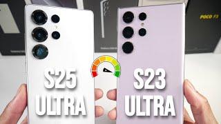 Test de vitesse complet du Samsung Galaxy S25 Ultra et du Galaxy S23 Ultra (animations, rendu, PU...