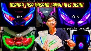 INI HARGA PASANG LAMPU ALIS RUNNING DAN LAMPU ALIS BIASA DI MOTOR