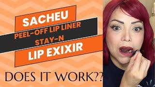 SACHEU LIP LINER STAIN + LIP OILS REVIEW AND TRY ON