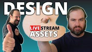 Design Livestreaming Assets | Thumbnails, Overlays, Backgrounds and more!