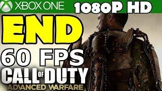 Call of Duty Advanced Warfare Ending Final Boss Cut Scene Credits Gameplay 60 FPS  Xbox One