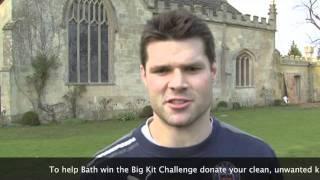 Bath rugby star Dan Hipkiss calls on all Bath fans to donate their unwanted rugby kit