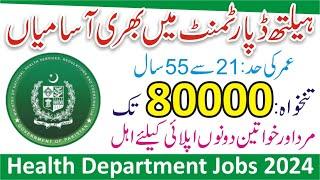 Healthcare Department Punjab Jobs 2024 - Primary & Secondary Healthcare Department Punjab Jobs 2024