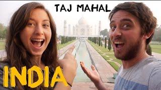 Taj Mahal Agra India - Wonder of the World and India's Famous Monument (Travel Vlog)