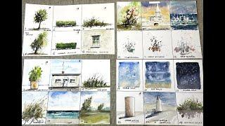 50 Quick WATERCOLOR Tips, Methods & Techniques with Chris Petri ( Part 1 of 2 )