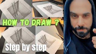 Tutorial (3d) easy try it  #holidayswithyoutube #3dart