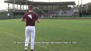 OF Ryan Gamblin Dripping Springs High School Class of  2027