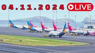 LIVE ACTION From Madeira Island Airport 04.11.2024