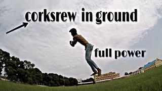 Cork Screw on Ground || gainer flip on Ground || Abhi Vishwa