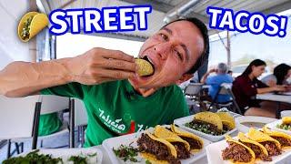 Ultimate Mexican Street Food Tour!! MEAT JUICE TACOS + Sonoran Hot Dogs in Tucson, Arizona!!