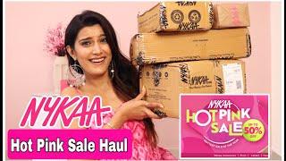 Don't Miss this  NYKAA HOT PINK SALE Haul | Upto 70% Off On Makeup & Skincare | Super Style Tips