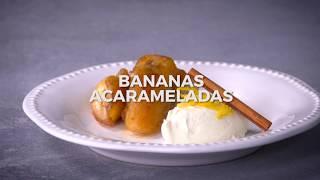 "Bananas caramelizadas", una riquísima manera de disfrutar de la fruta