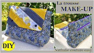 Confectionnez votre trousse MAKE-UP , patron PDF offert par Nathalie couture easy