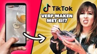 TIKTOK ART HACKS PROBEREN! - Schilderen tips / tricks